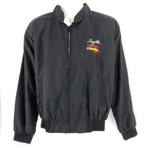 90s Davey Allison NASCAR Havoline Racing Windbreaker Jacket 1990s vintage
